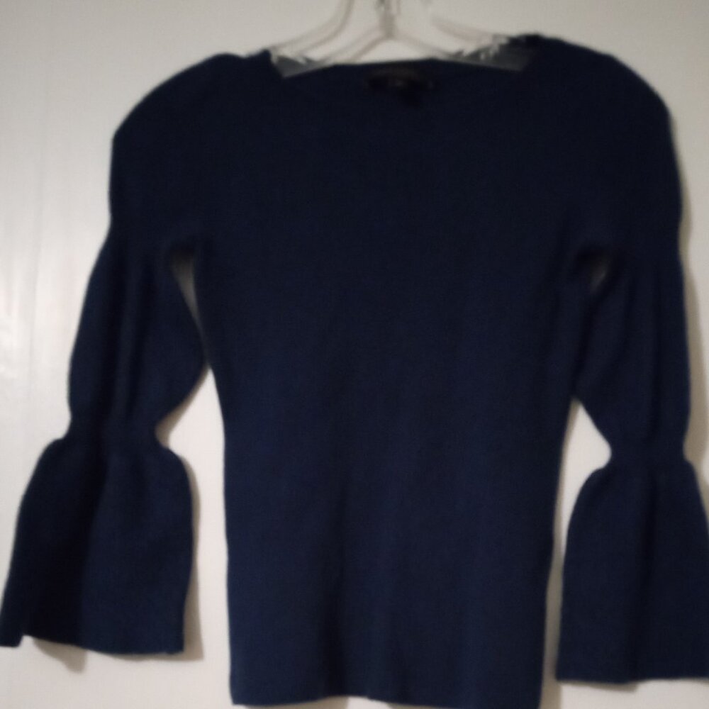 Women's AnnTaylor petite 100% Merino wool XSP sweater whimsical dollcore